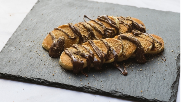 Mini američke palačinke - nutela, plazma